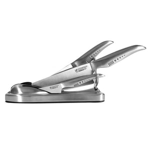 סט סכינים מסדרת שארק 4 יחידות - כסף