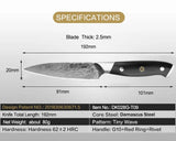 Cuchillo de cocina de Damasco