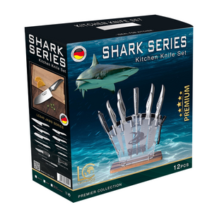 סט סכינים מסדרת שארק 12 יחידות